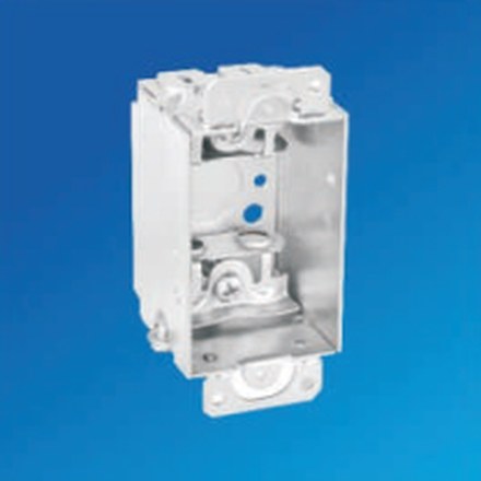 Switch box with mounting bracket